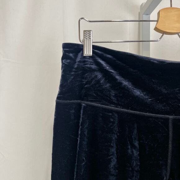 ATHLETA Elation Velvet Tights Yoga Studio Soft Dark Blue Scuro Size 2X Plus - Picture 6 of 12